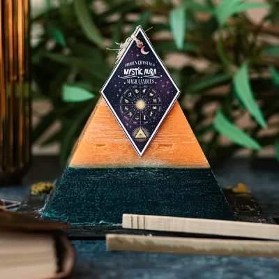 Taurus Pyramid Candle