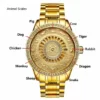Gold Zodiac Watch