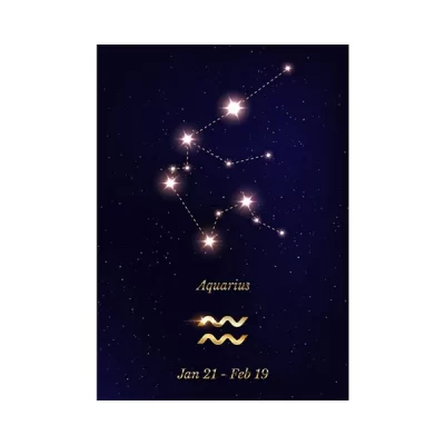 Zodiac Constellation Poster