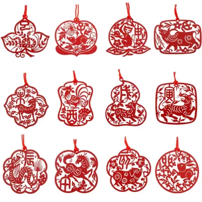 Chinese Zodiac Bookmarks