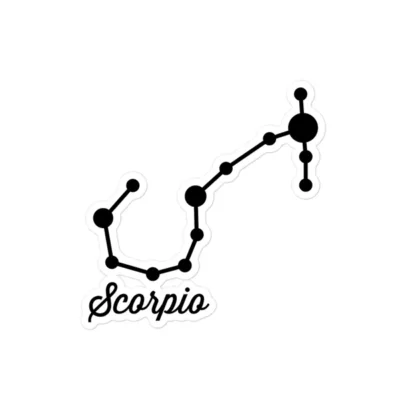 Scorpio Constellation Sticker