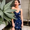 blue astrology dress