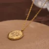 libra medallion necklace