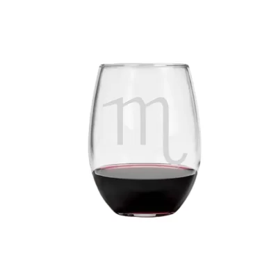 Scorpio Wine Glass