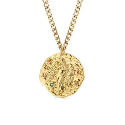 Gold Zodiac Medallions